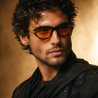 Capri Cat Eye Sunglasses with Gold Tone Link Detail-CLAYRY