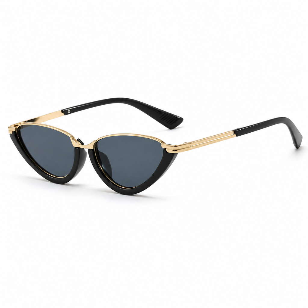 Cat Eye Sunglasses with UV400 Tinted Lenses-CLAYRY