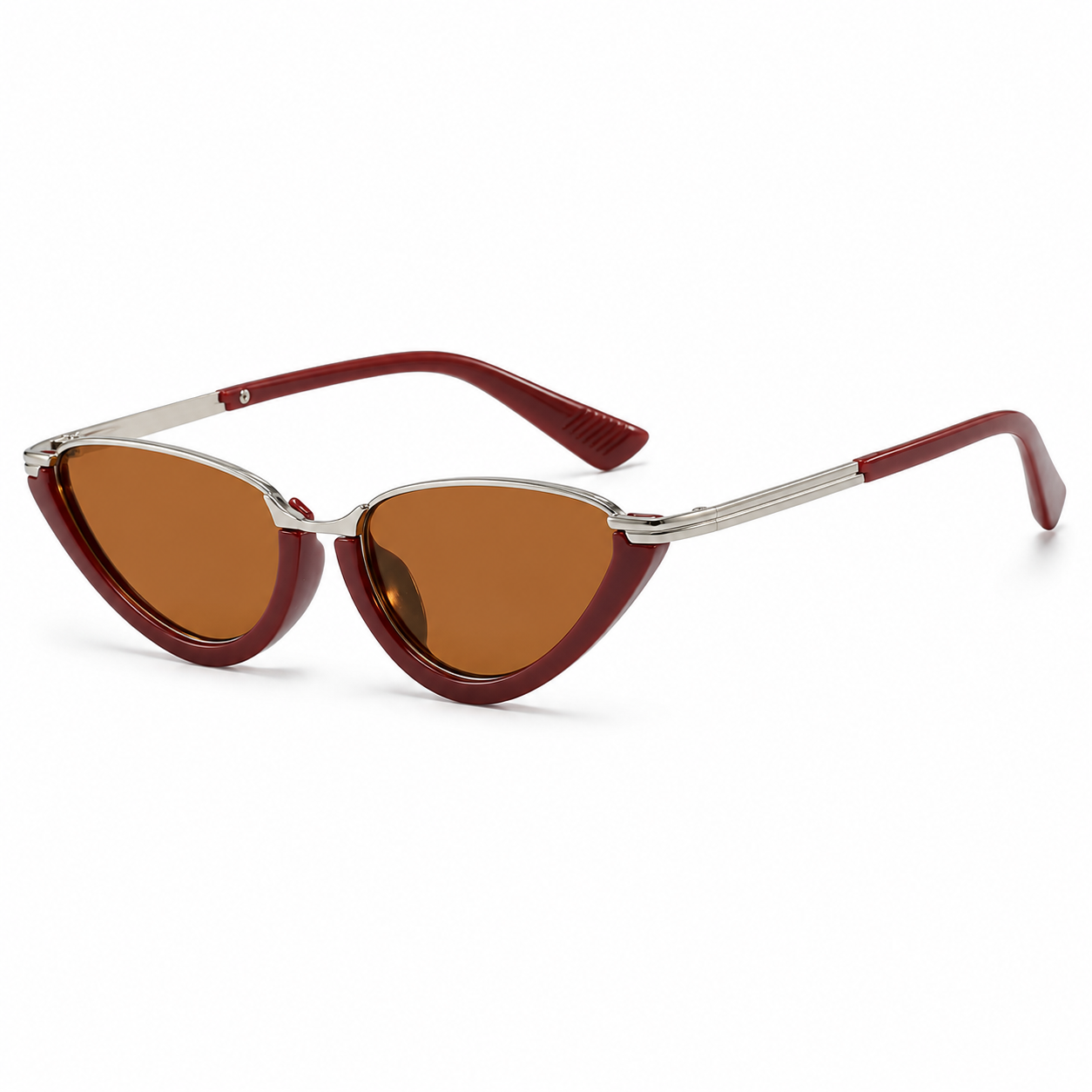 Cat Eye Sunglasses with UV400 Tinted Lenses-CLAYRY