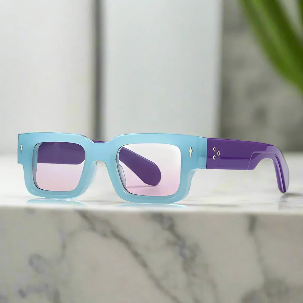 Giovanni Square Sunglasses with Scratch Resistant UV400 Lenses-CLAYRY