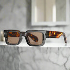 Giovanni Square Sunglasses with Scratch Resistant UV400 Lenses-CLAYRY