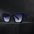 Vespera Oversized Square Cat Eye Sunglasses with UV400 Lenses-CLAYRY